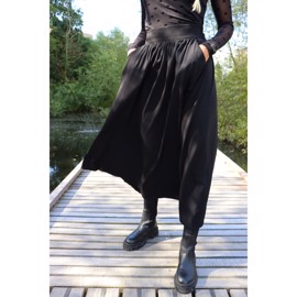 FREDE LONG SKIRT BLACK